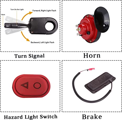 Golf Cart Light Kit Headlight & Taillight with Turn Signal for Club Car Precedent - 10L0L