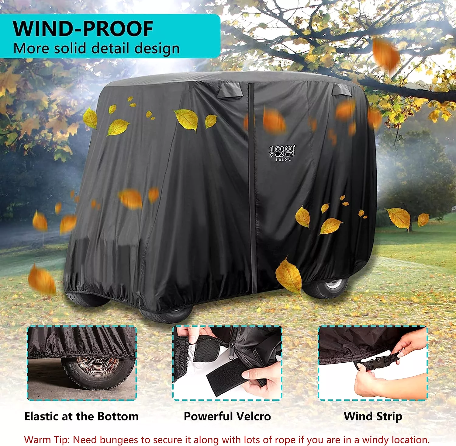 Golf Cart Rain Covers and Winter Covers for Club Car, EZGO and Yamaha - 10L0L