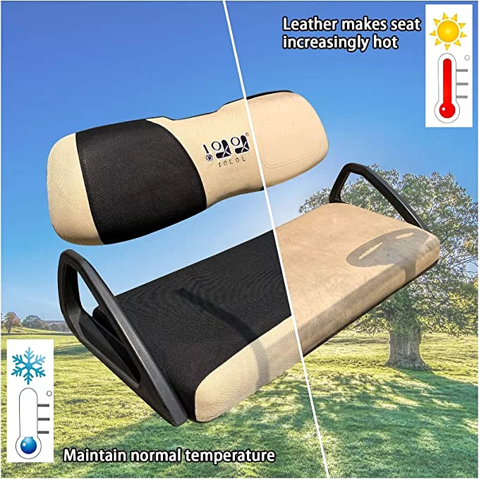 Golf cart seat covers for Yamaha & Club Car Precedent front and rear seat covers - 10L0L