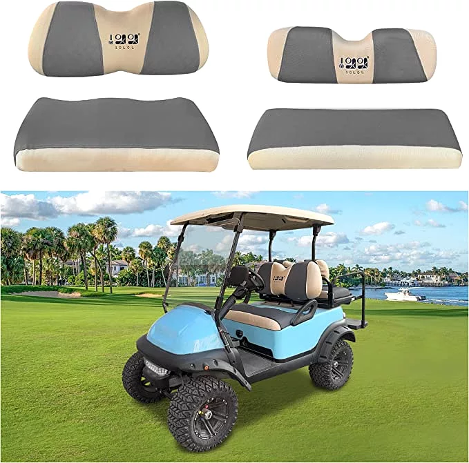 Golf cart seat covers for Yamaha & Club Car Precedent front and rear seat covers - 10L0L