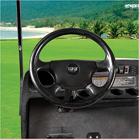 Golf Cart Steering Wheel Cover High Quality Anti-Slip Silicone for EZ GO - 10L0L