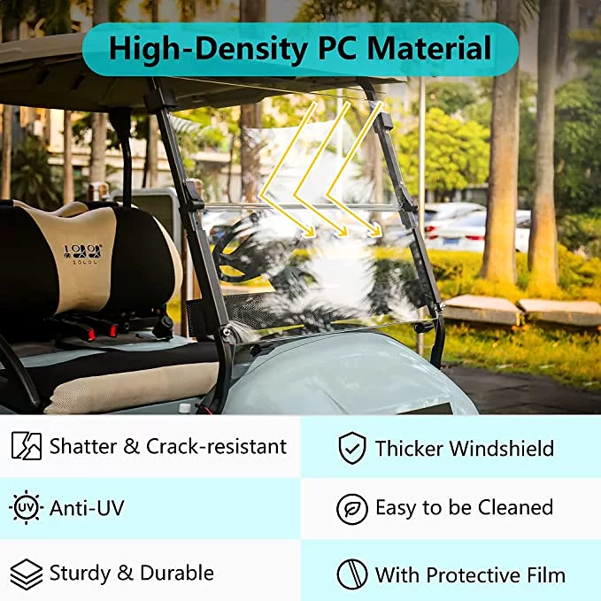 Golf Cart Windshield for Club Car Precedent Gas or Electric - 10L0L