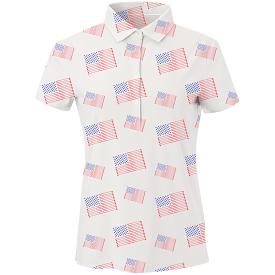 Golf Flag Women's Polo