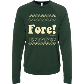 Golf FORE! Unisex Ugly Sweatshirt