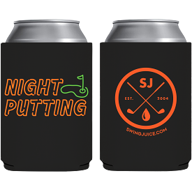 Golf Night Putting Koozie Orange O/S