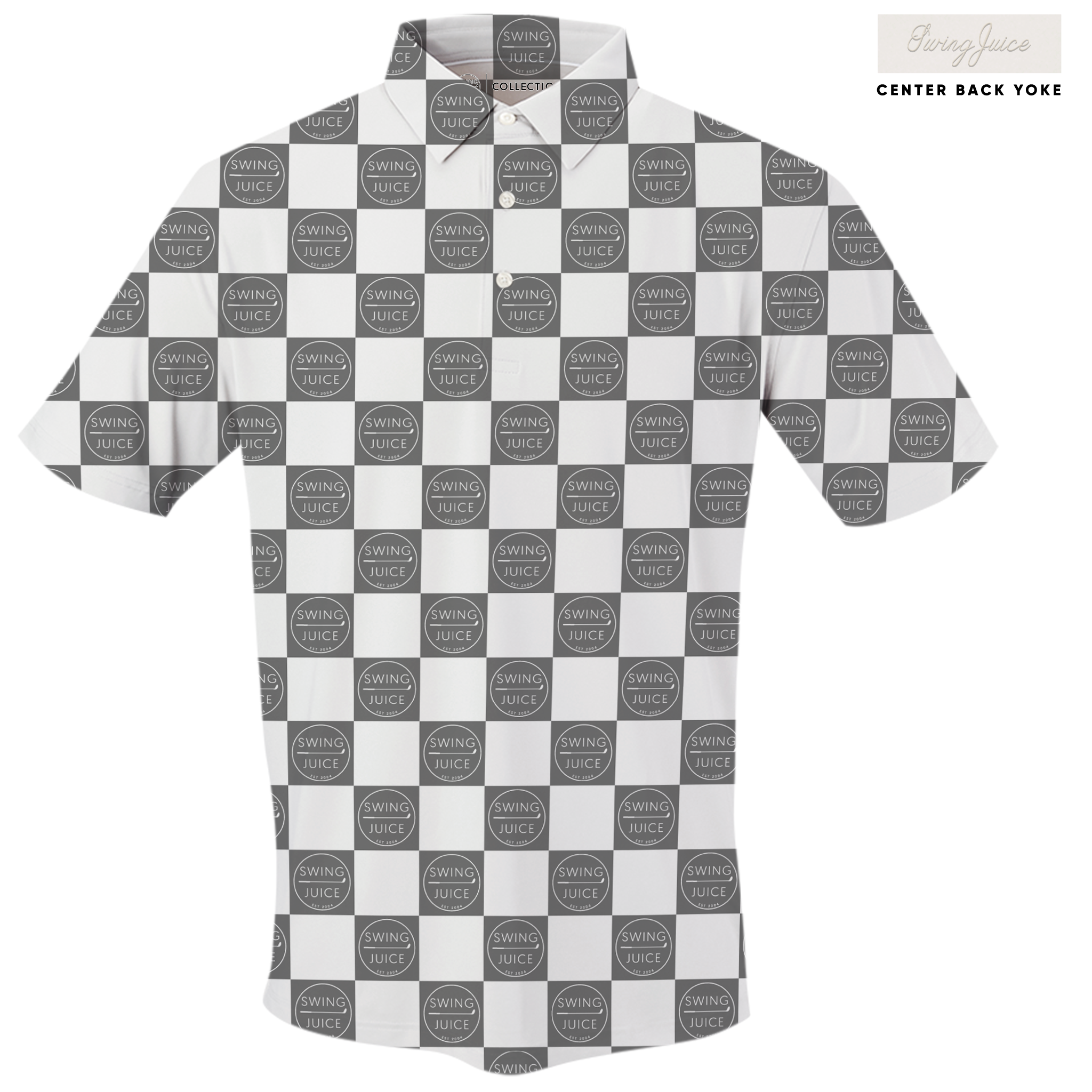 Golf SJ Checkerboard Men's Polo