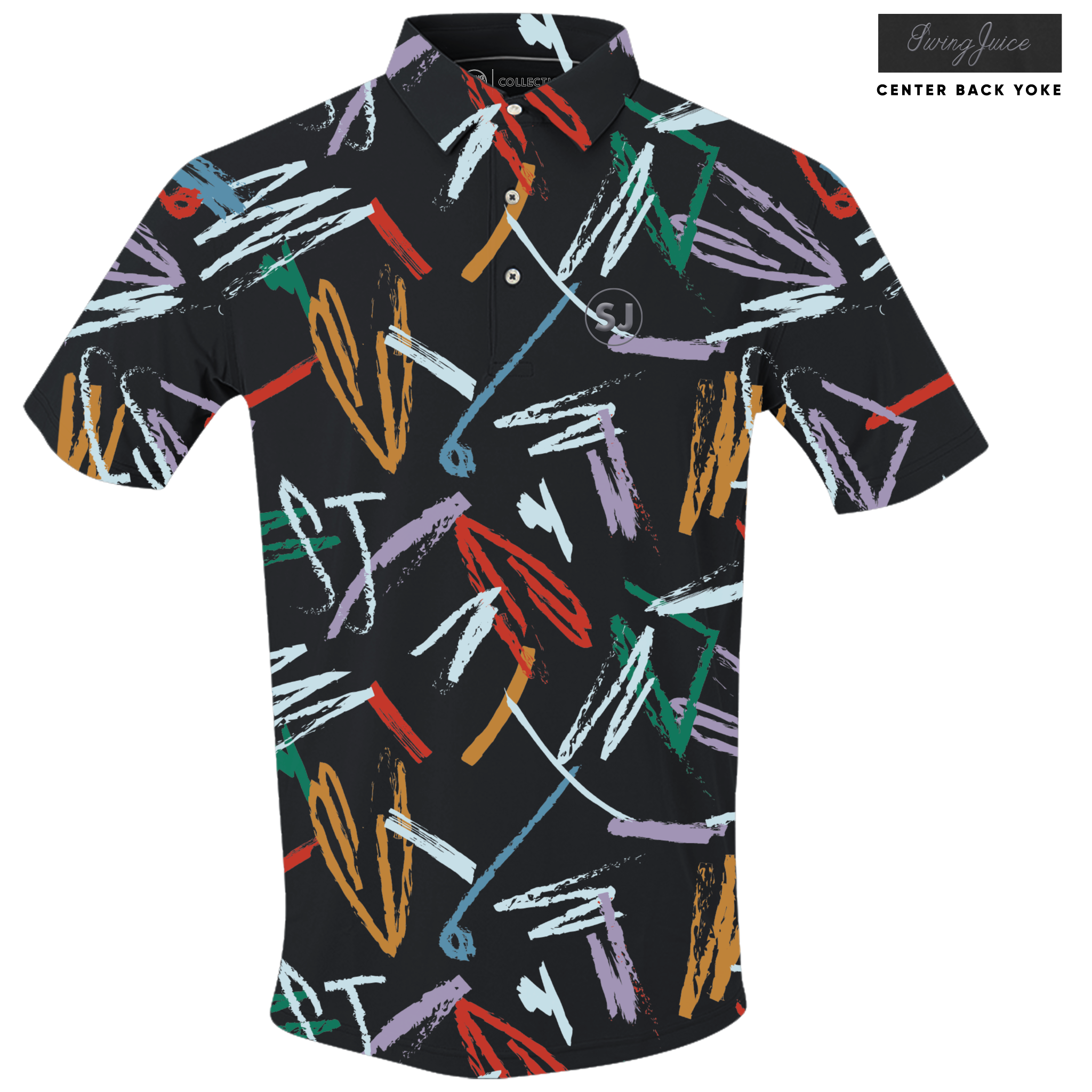 Golf Strokes Men's Polo