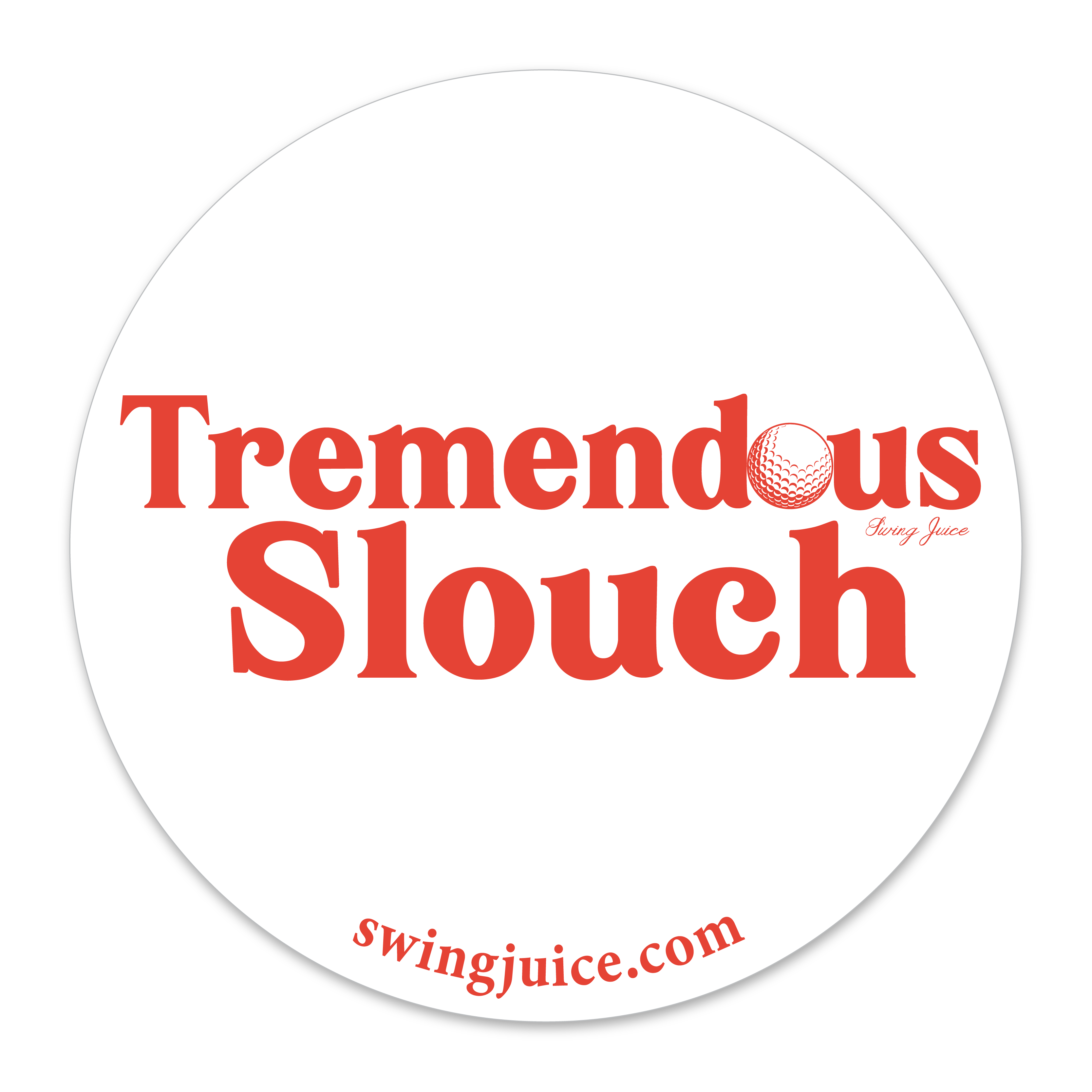 Golf Tremendous Slouch Sticker White O/S