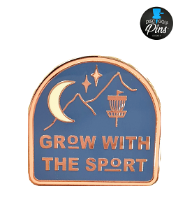 Grow With The Sport Disc Golf Pin