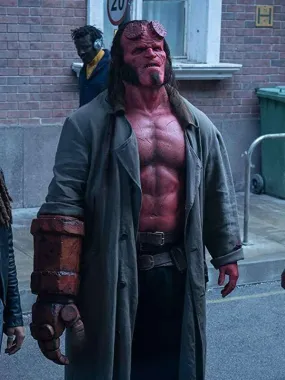 Hellboy David Harbour Coat - New American Jackets