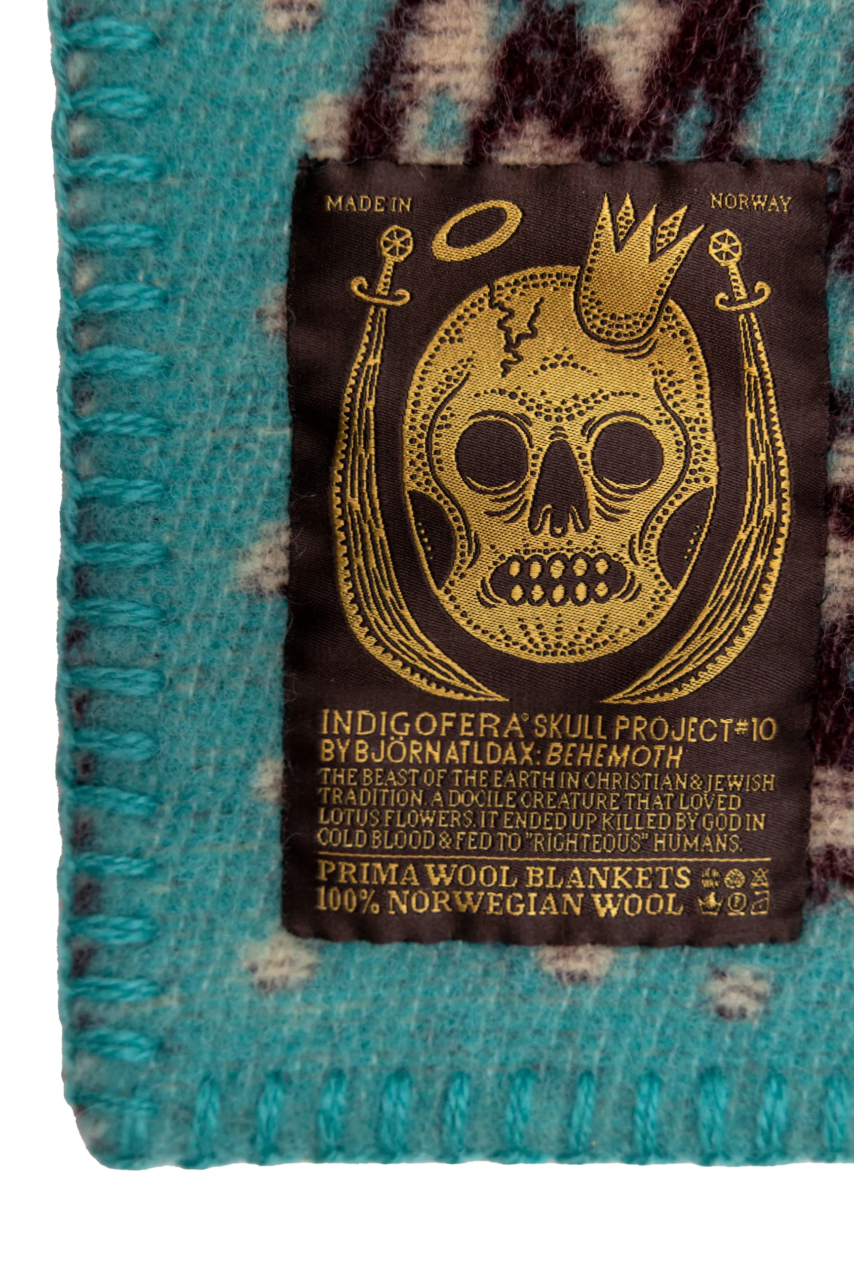 Indigofera x Bjrn Atldax 10 Skull Blankets - Behemoth No. 10