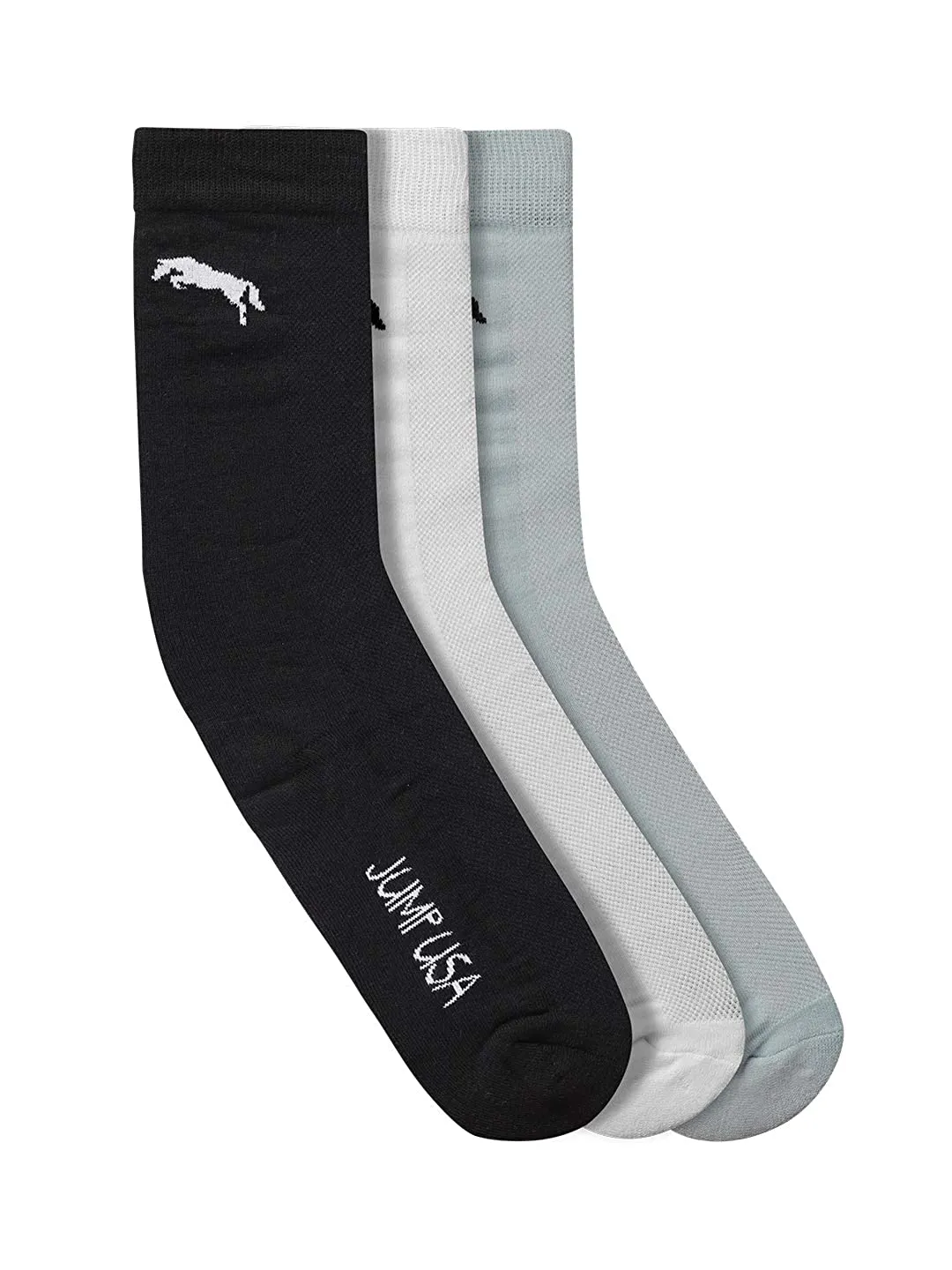 JUMP USA Set of 3 Calf Length Socks For Men