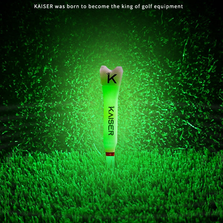 KAISER T4 Golf Tees Day Night Gifts Accessory Sets/ Long 4pcs+Short 3pcs/ distance increase luminous anti-slicing Height fix Hol