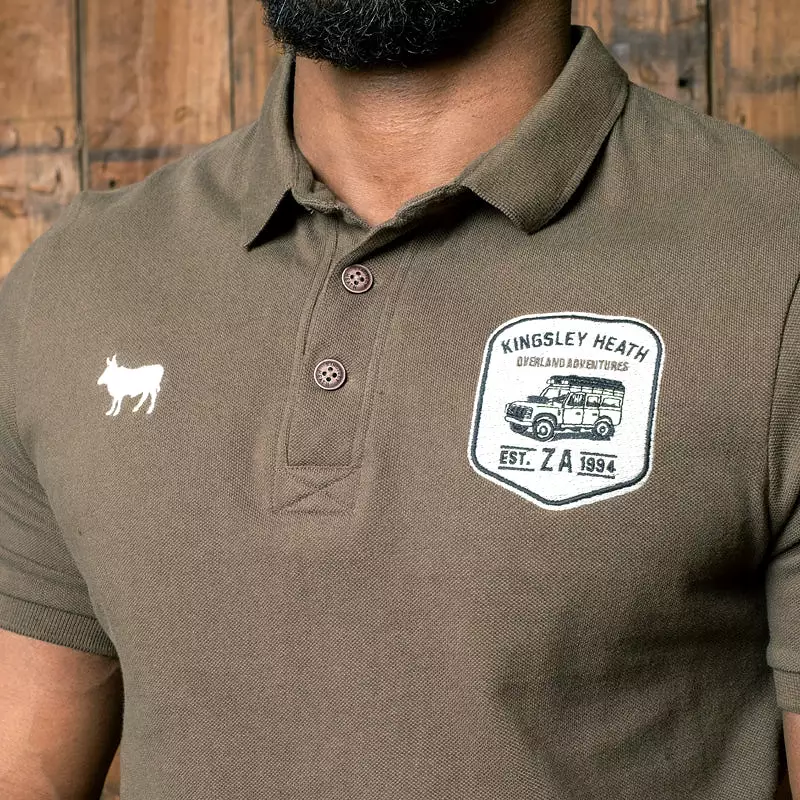 Kingsley Heath Overland Adventures Regular Fit PK Polo Fatigue