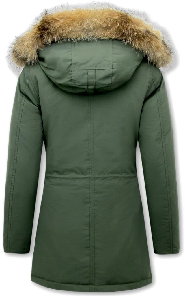 Ladies Hooded Winter Coats with Fur | NEW |