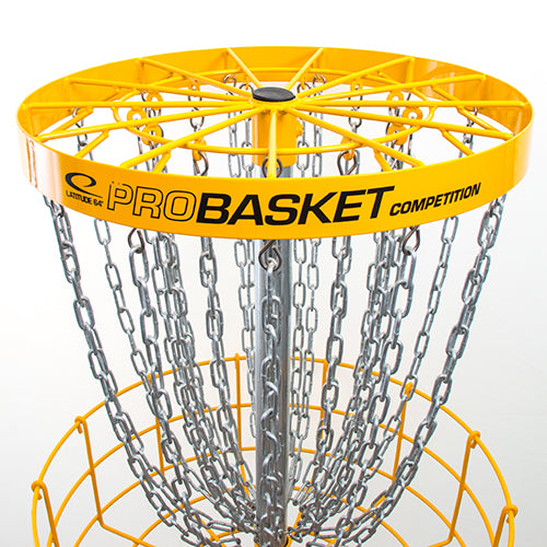 Latitude 64 Competition Basket Portable & Permanent Yellow