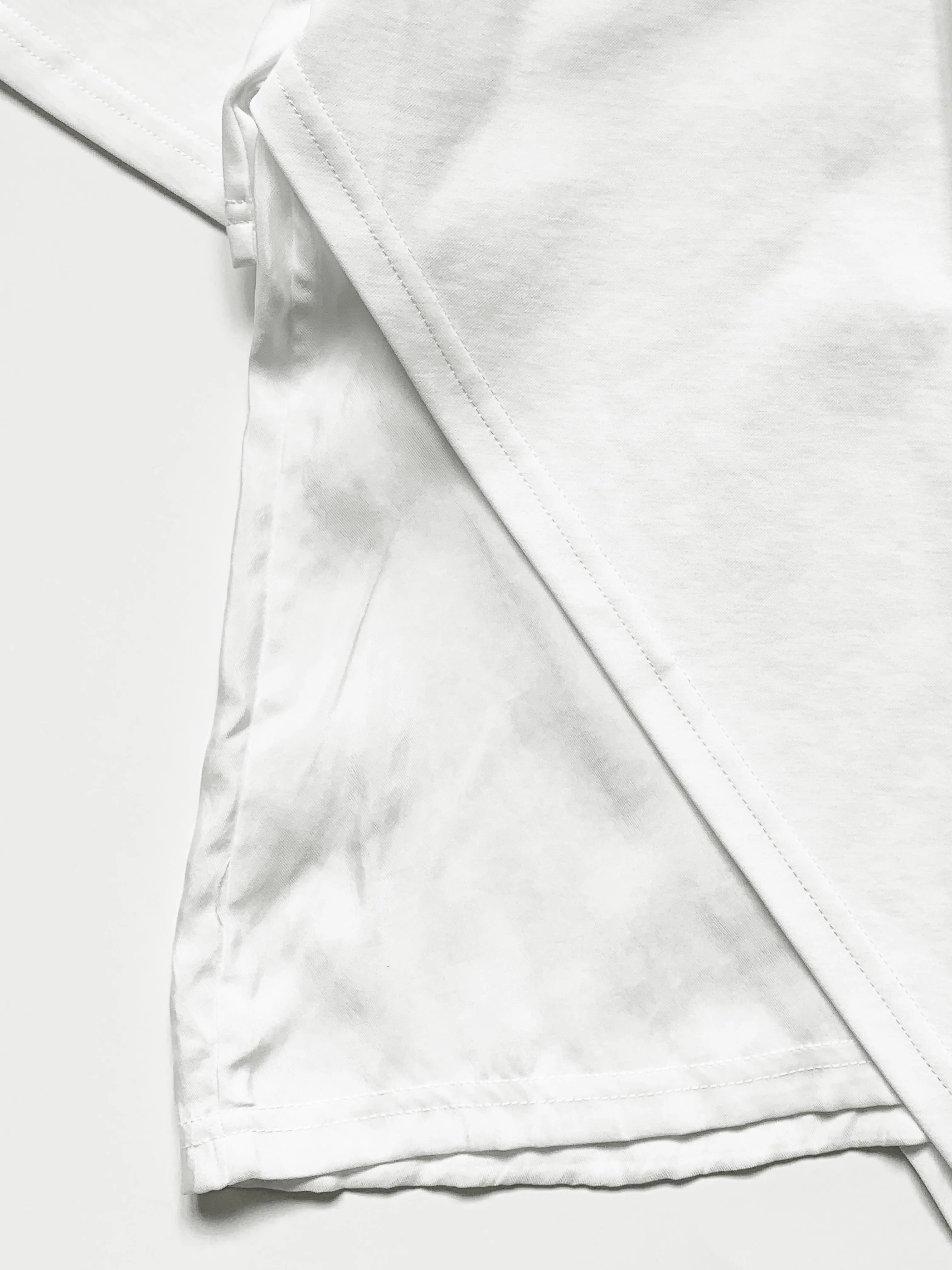 Layers Cut Polo White