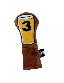 Limited Edition! Beer Wood, 3 Wood Fairway Headcover