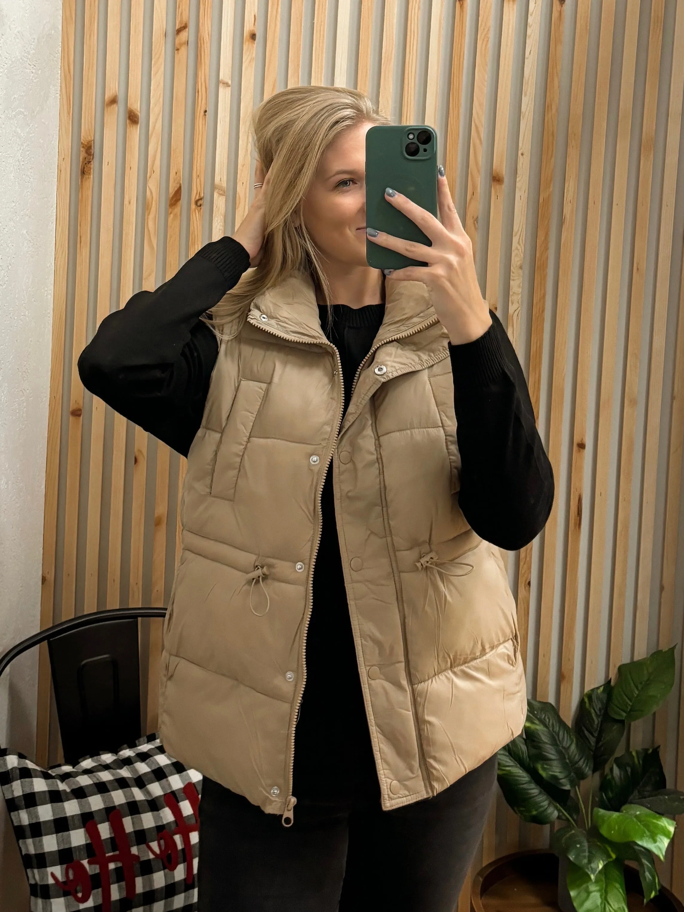 Long Puffer Vest