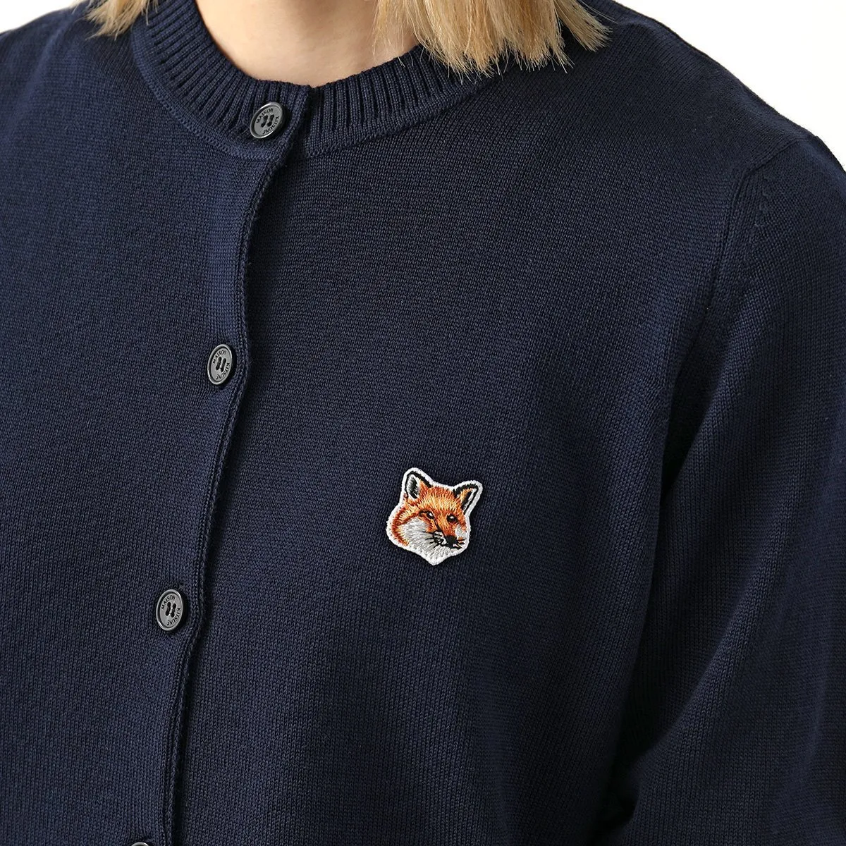 MAISON KITSUNE  |Casual Style Unisex Wool Long Sleeves Other Animal Patterns