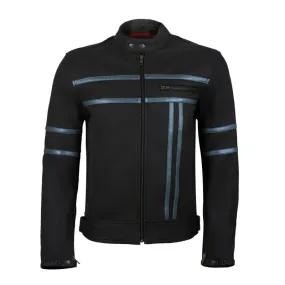 Men's Genuine Leather Jacket Biker Motorcycle Classic Leather Jackets Outerwear