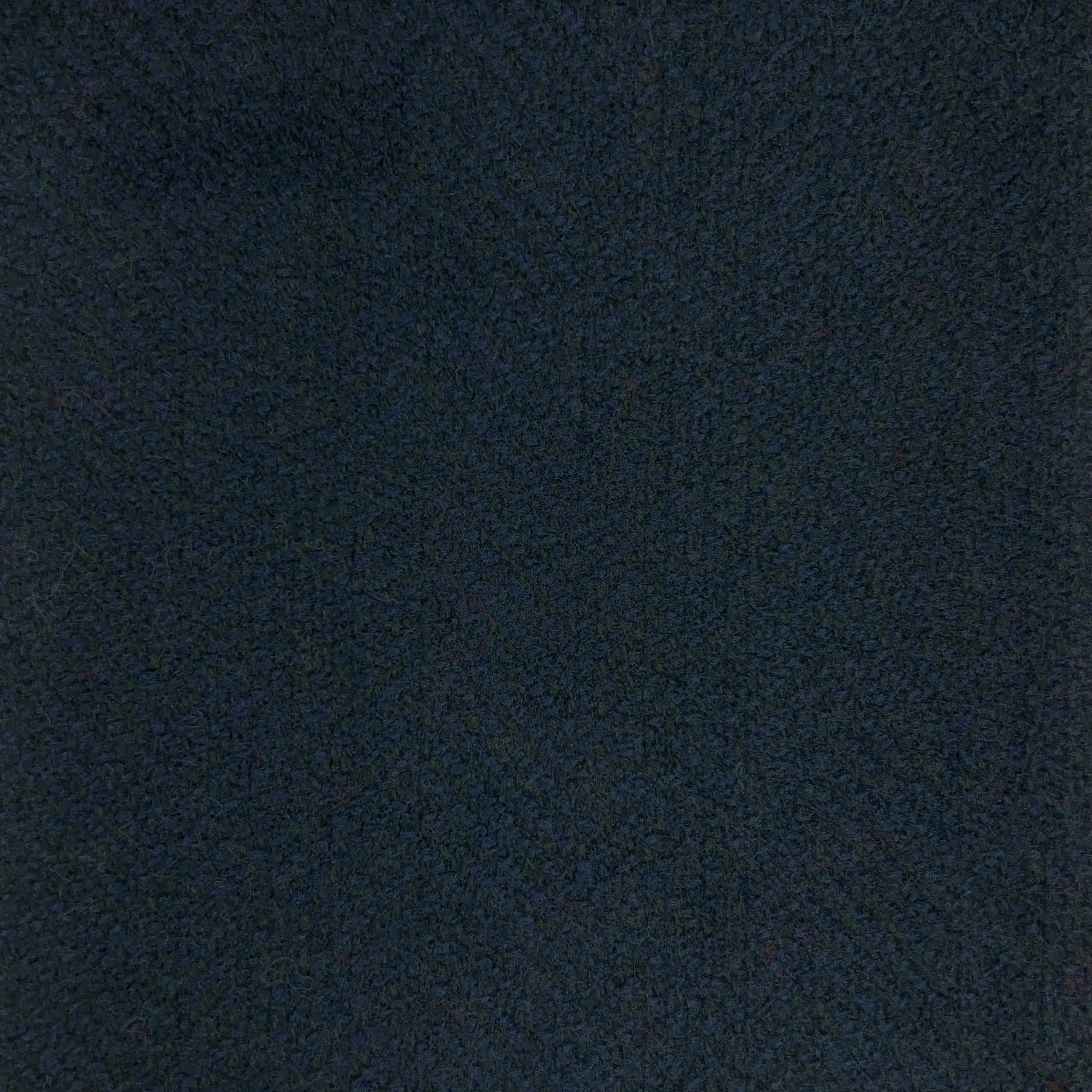 Midnight Blue Wool Cashmere Coating