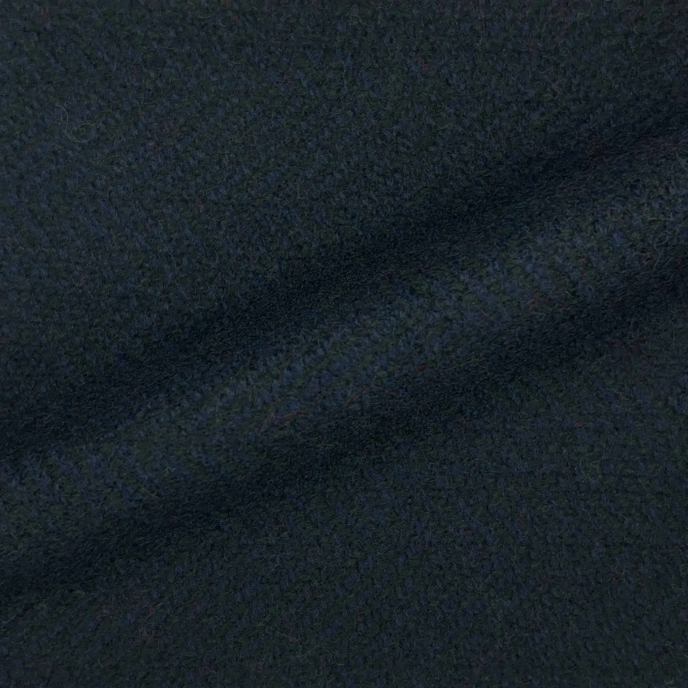 Midnight Blue Wool Cashmere Coating