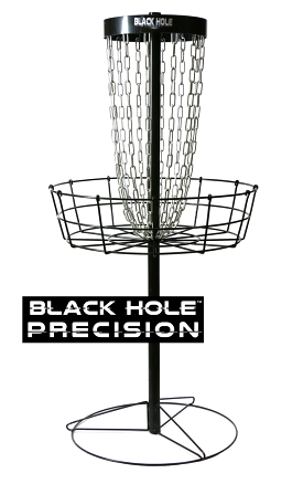 MVP Black Hole Precision Disc Golf Basket