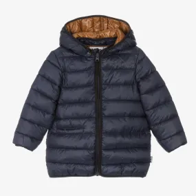 Navy Blue Puffer Jacket