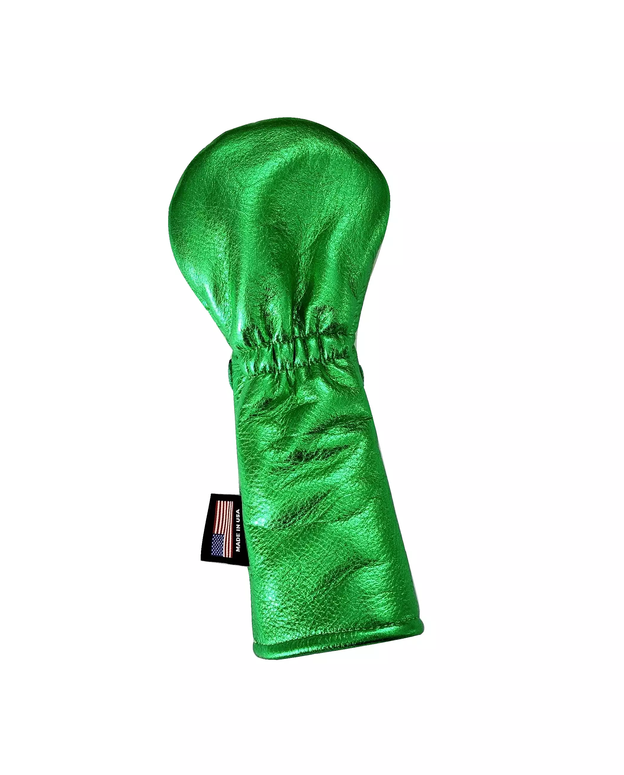 One-Of-A-Kind! Metallic Green Dancing Shamrocks Fairway Wood Cover