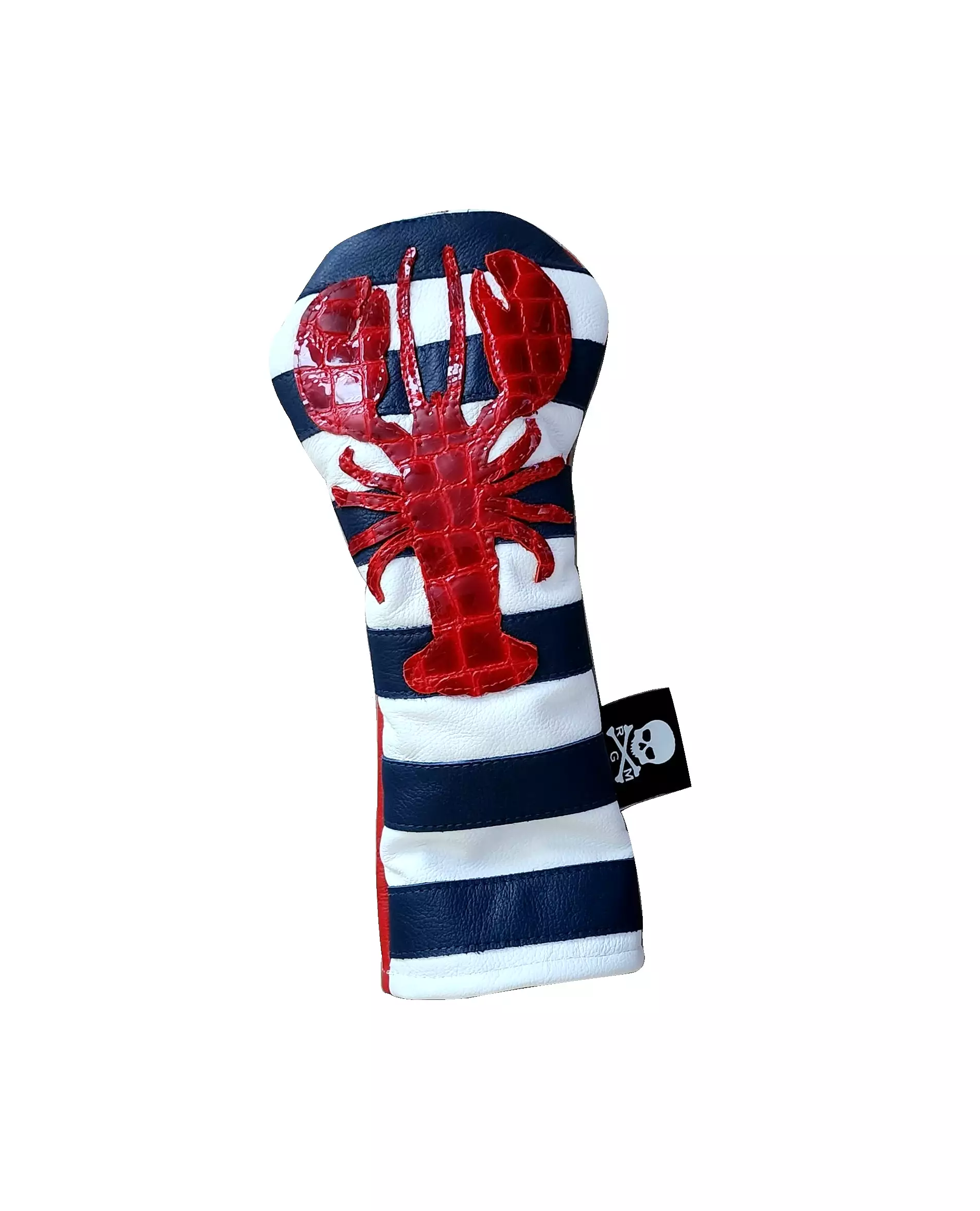 One-Of-A-Kind! The Rugby Stripe Alligator Lobster Fairway Wood Cover