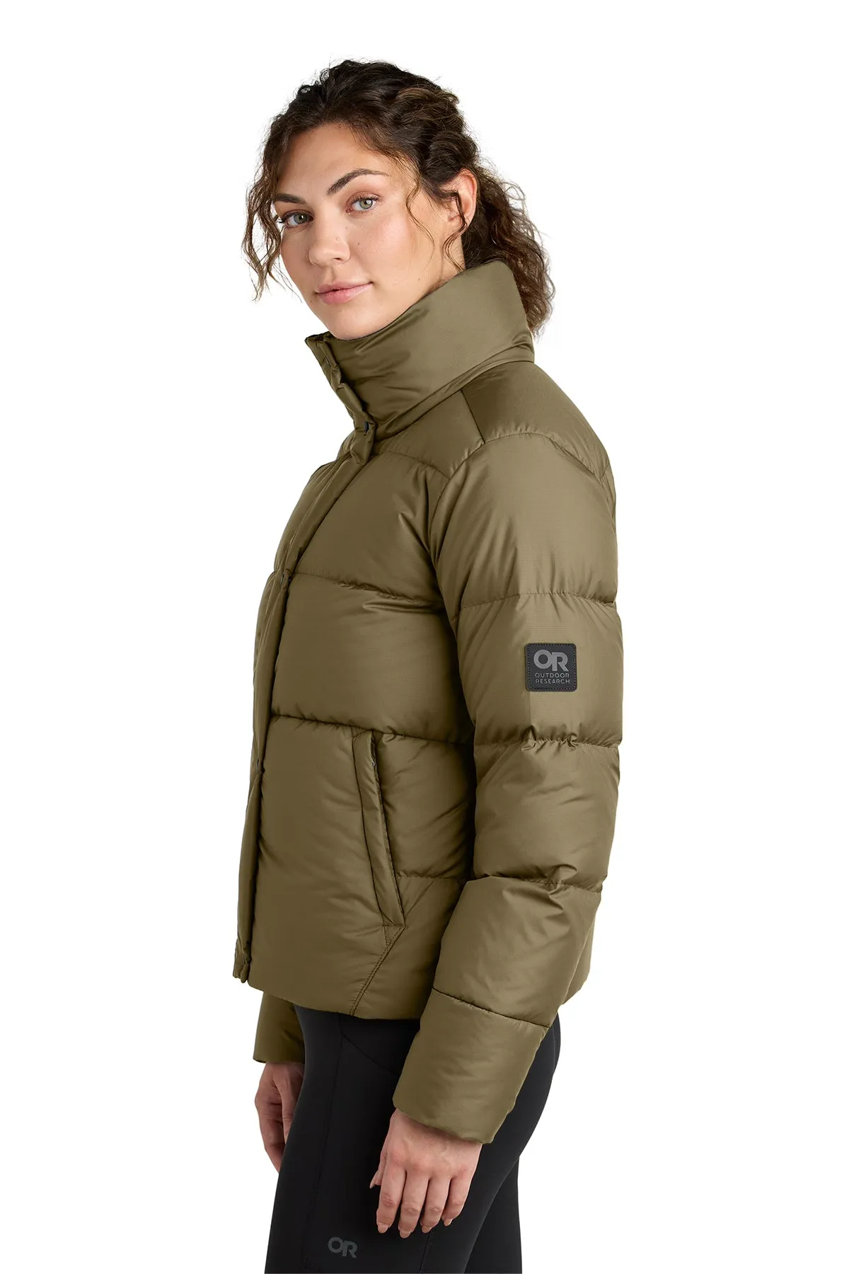 Outdoor Research Womens Coldsnap Down Custom Jackets, Loden