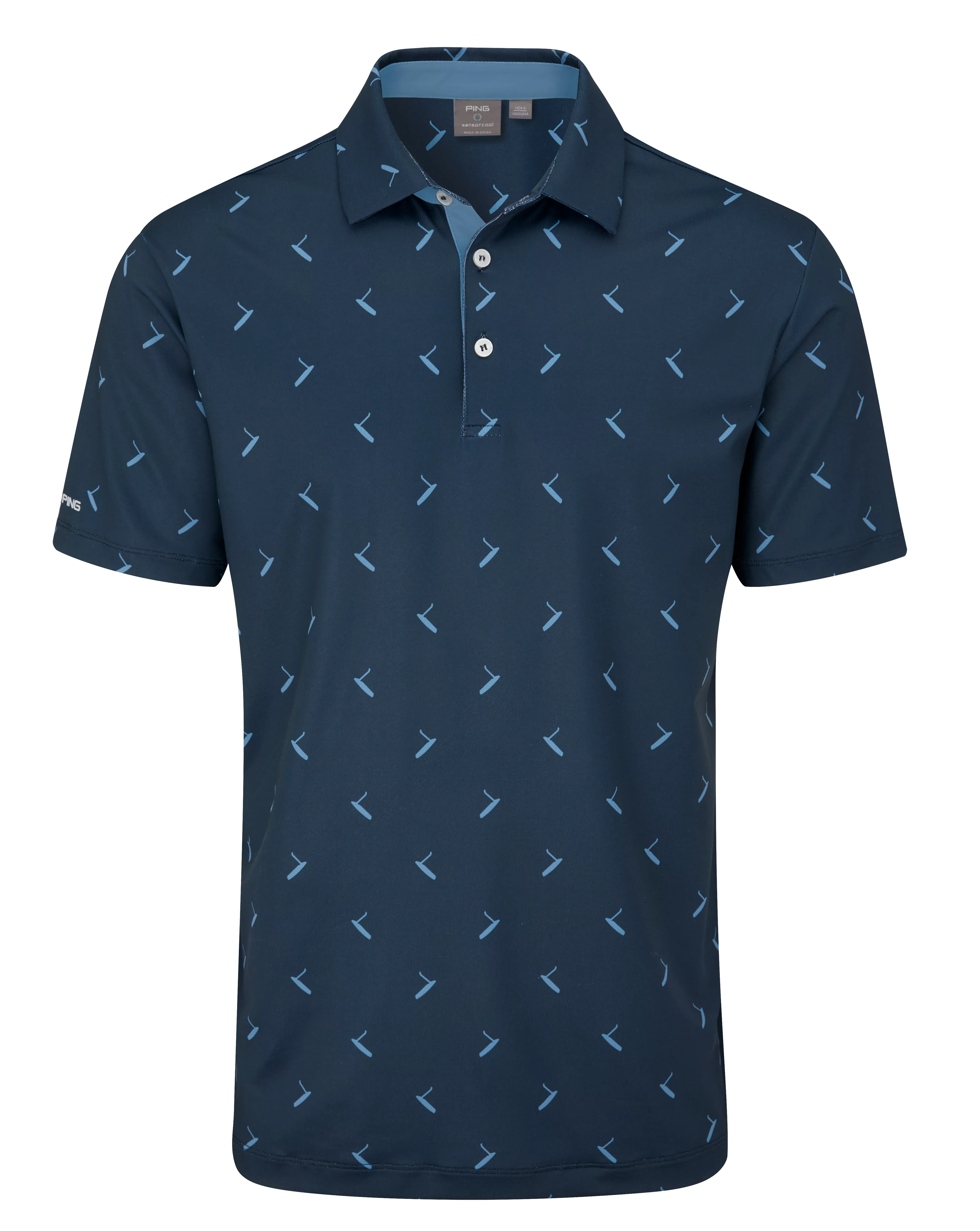 Ping Gold Putter Printed Polo