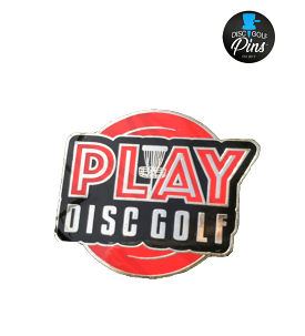 Play Disc Golf Pin