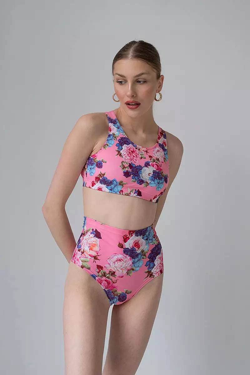 Pole Addict Openback Top - Peony