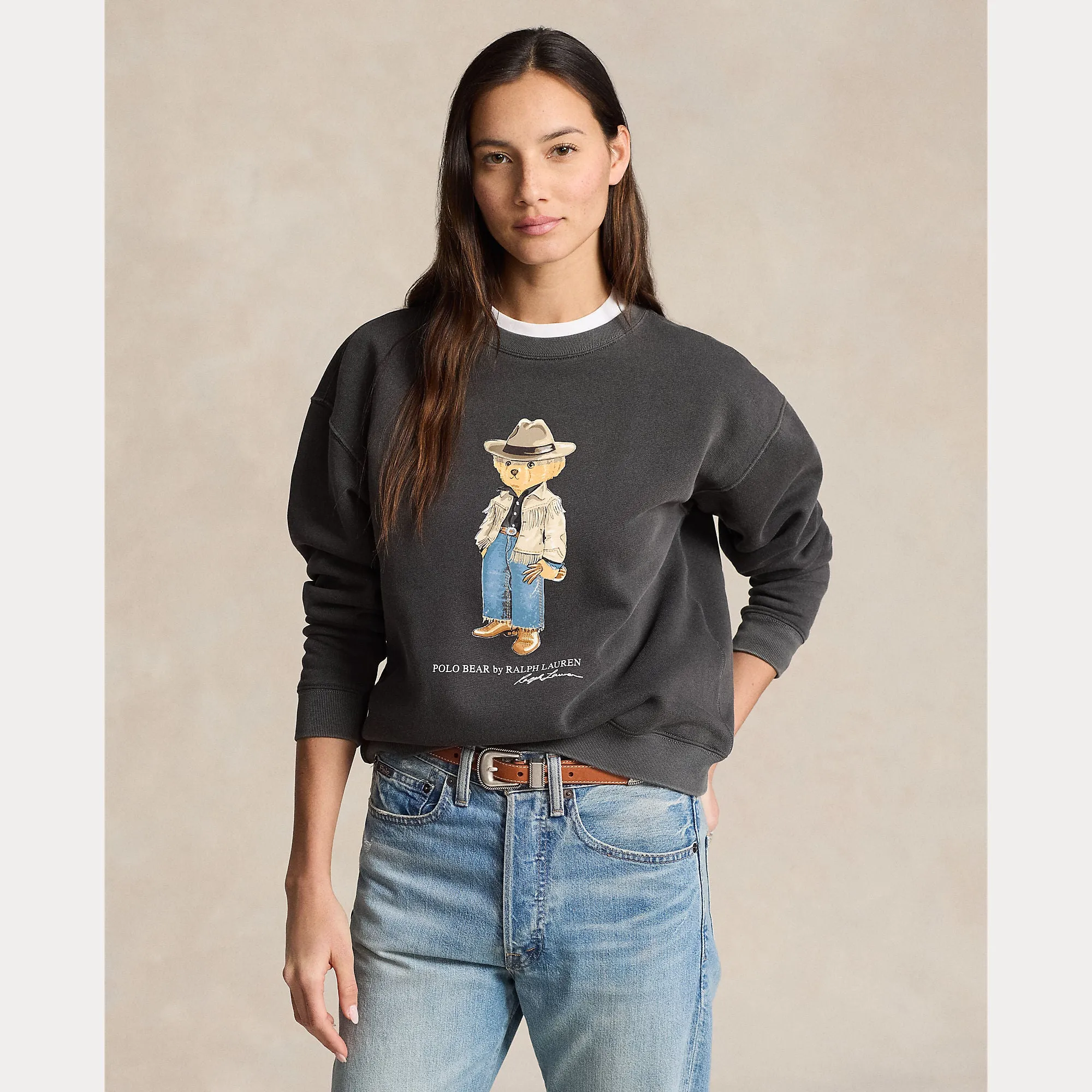 POLO BEAR FLEECE CREWNECK