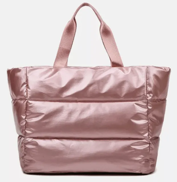 PreneLOVE Panorama Puffer Large Tote pink