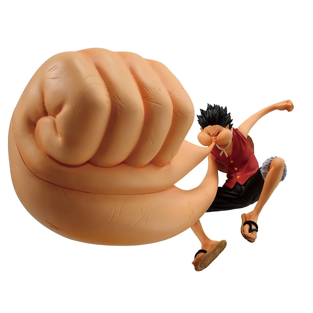 PREORDER - Bandai Masterlise Ichibansho One Piece Road to King of the Pirates Monkey D. Luffy Gear 3 Figure (beige)