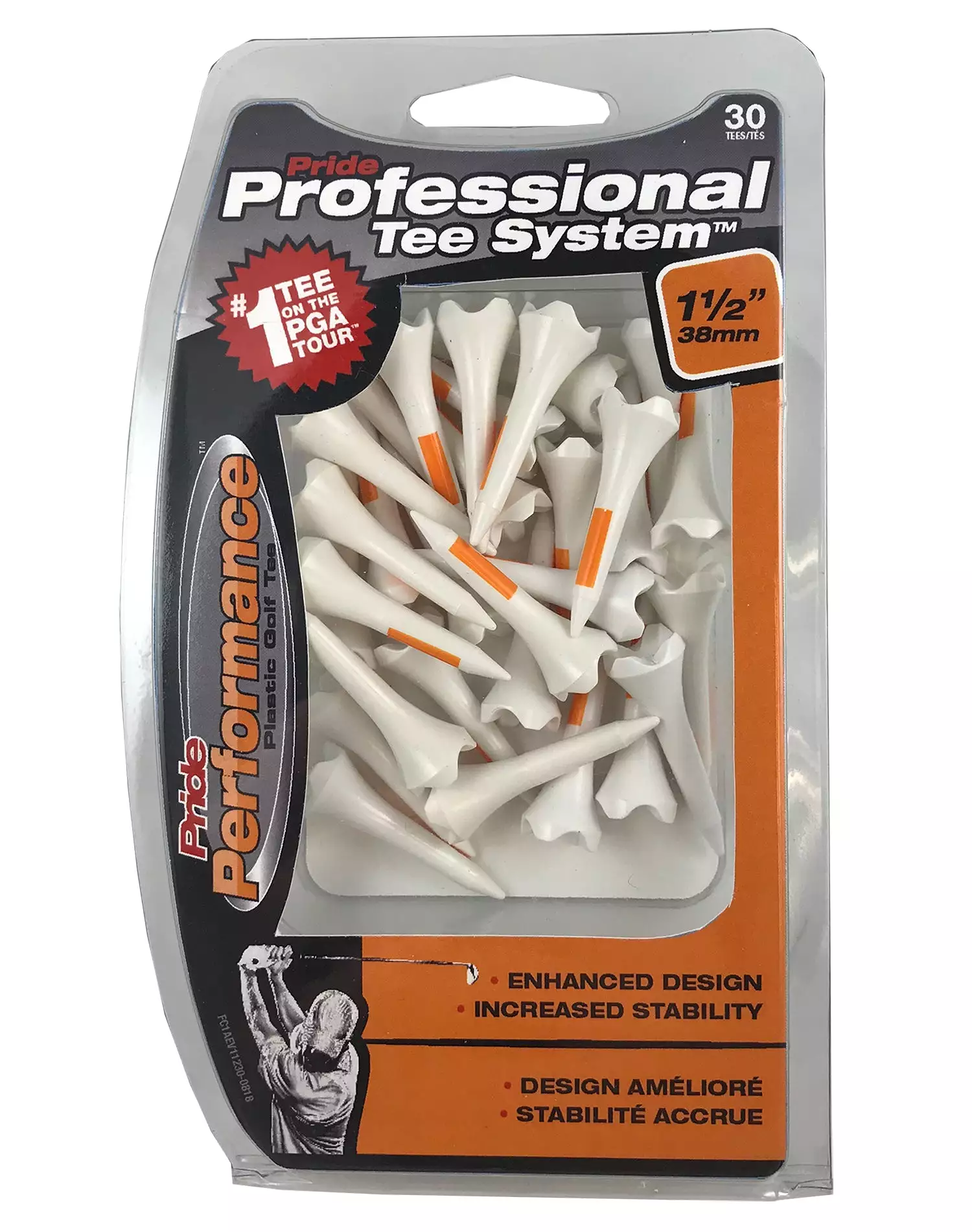 Pride Performance Plastic PTS Golf Tees