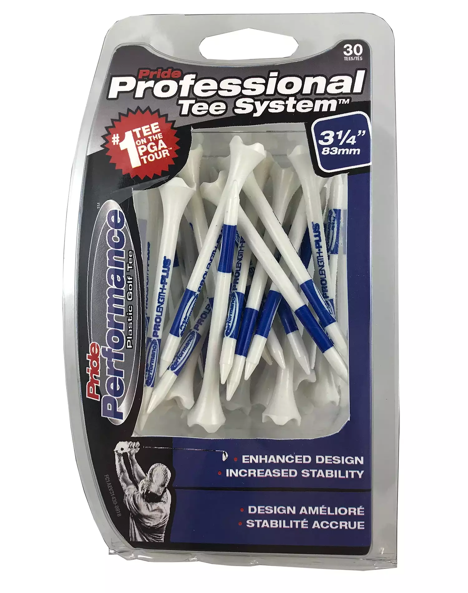 Pride Performance Plastic PTS Golf Tees