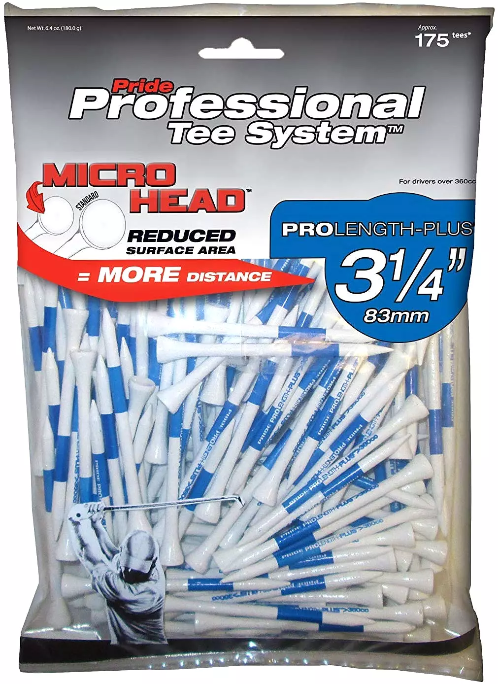 Pride Professional Tee System ProLength Golf Tees