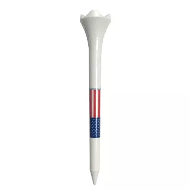 Pride Sports Plastic Evolution USA Flag Edition Golf Tees