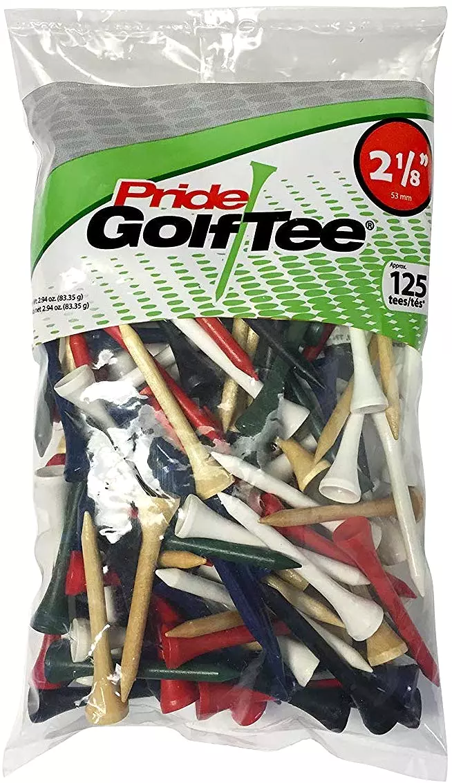 Pride Sports Wood Golf Tees - 2.125