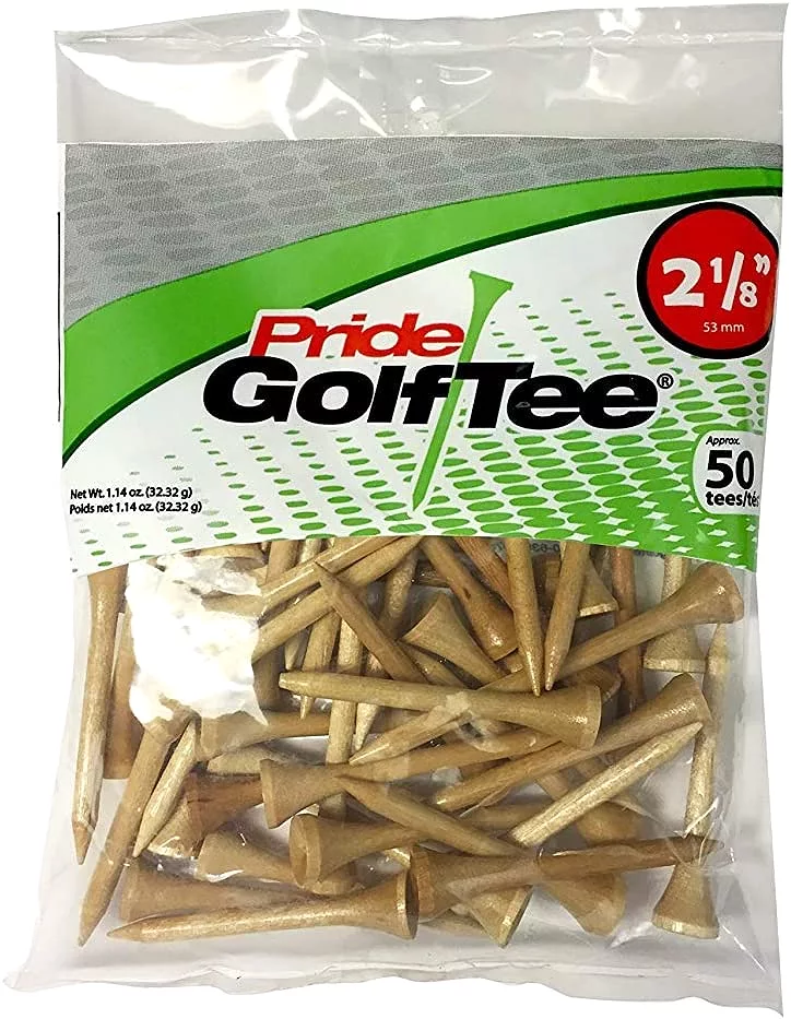 Pride Sports Wood Golf Tees - 2.125