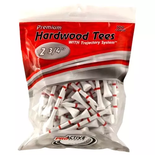 ProActive Sports Premium Hardwood Trajectory System Golf Tees