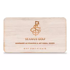 Seamus Golf Gift Card (Physical)