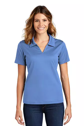 Sport-Tek Ladies Dri-Mesh L469 V-Neck Polo