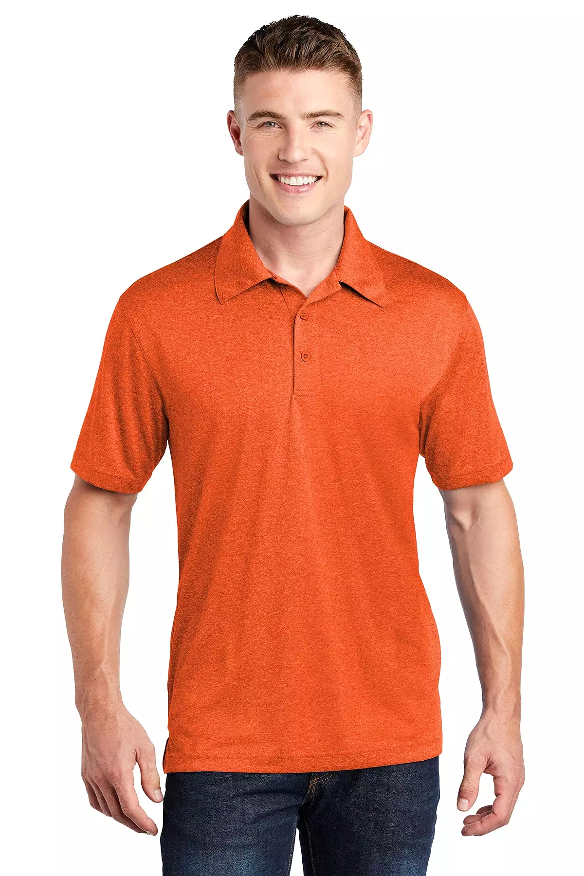 Sport-Tek ST660 Heather Contender Polo