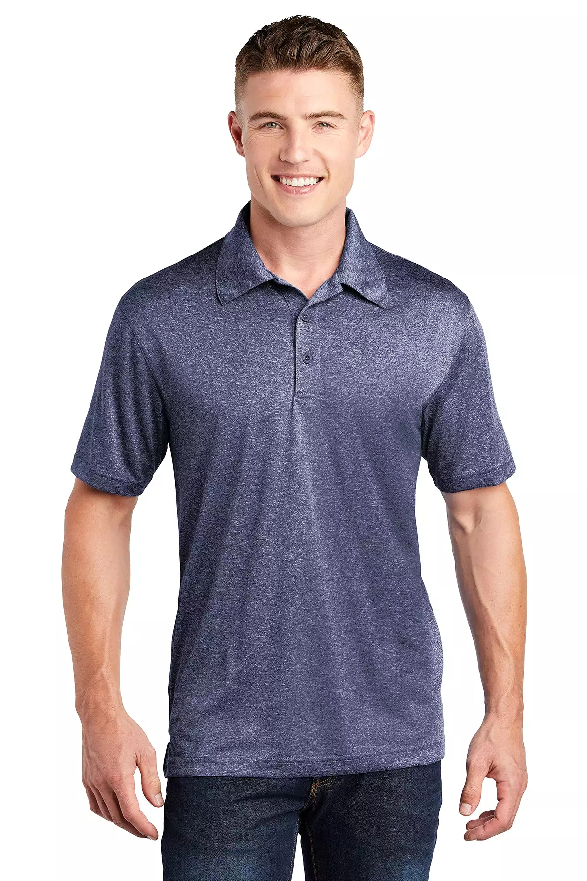 Sport-Tek ST660 Heather Contender Polo