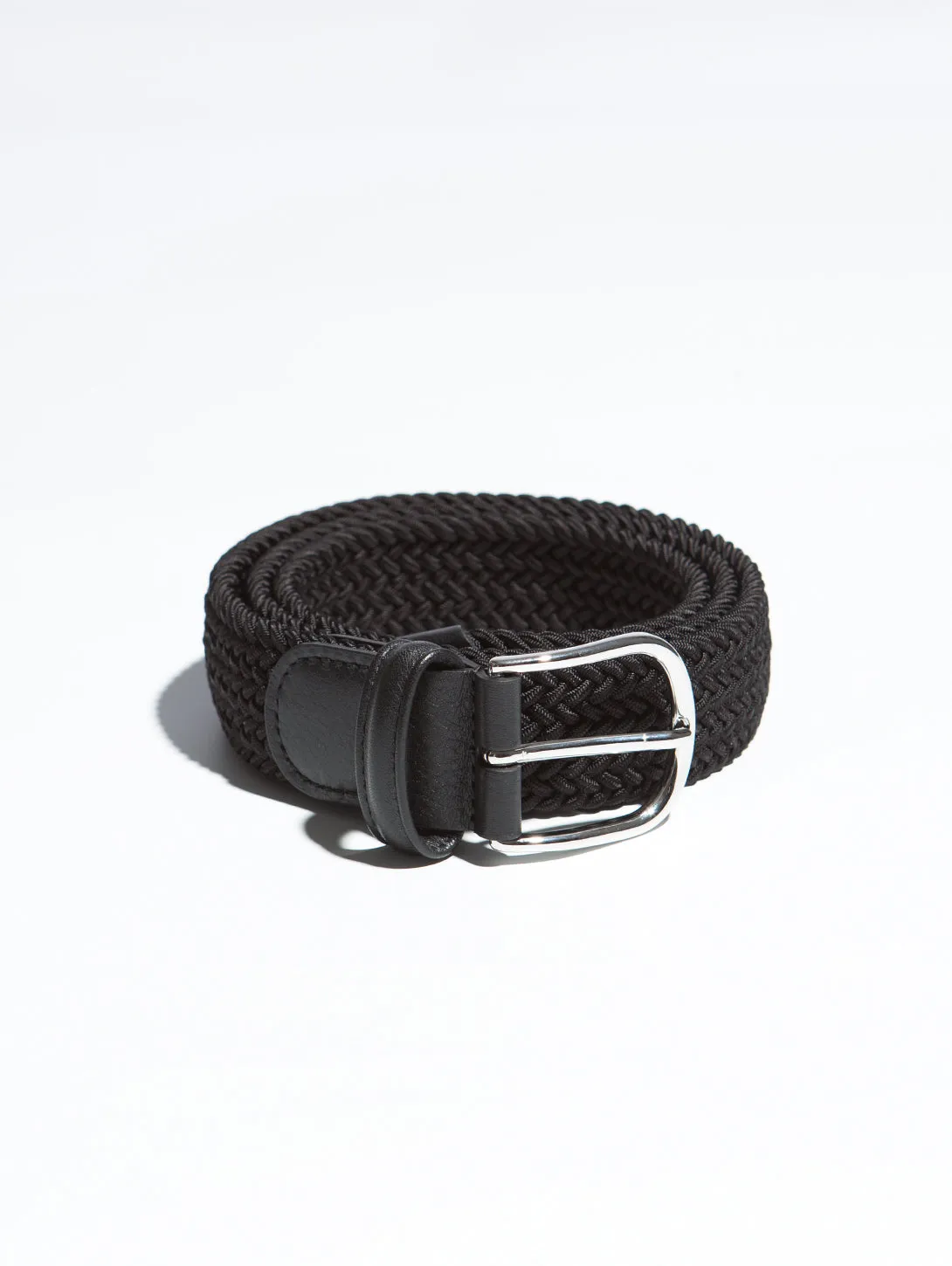 Stretch Woven Belt - Black